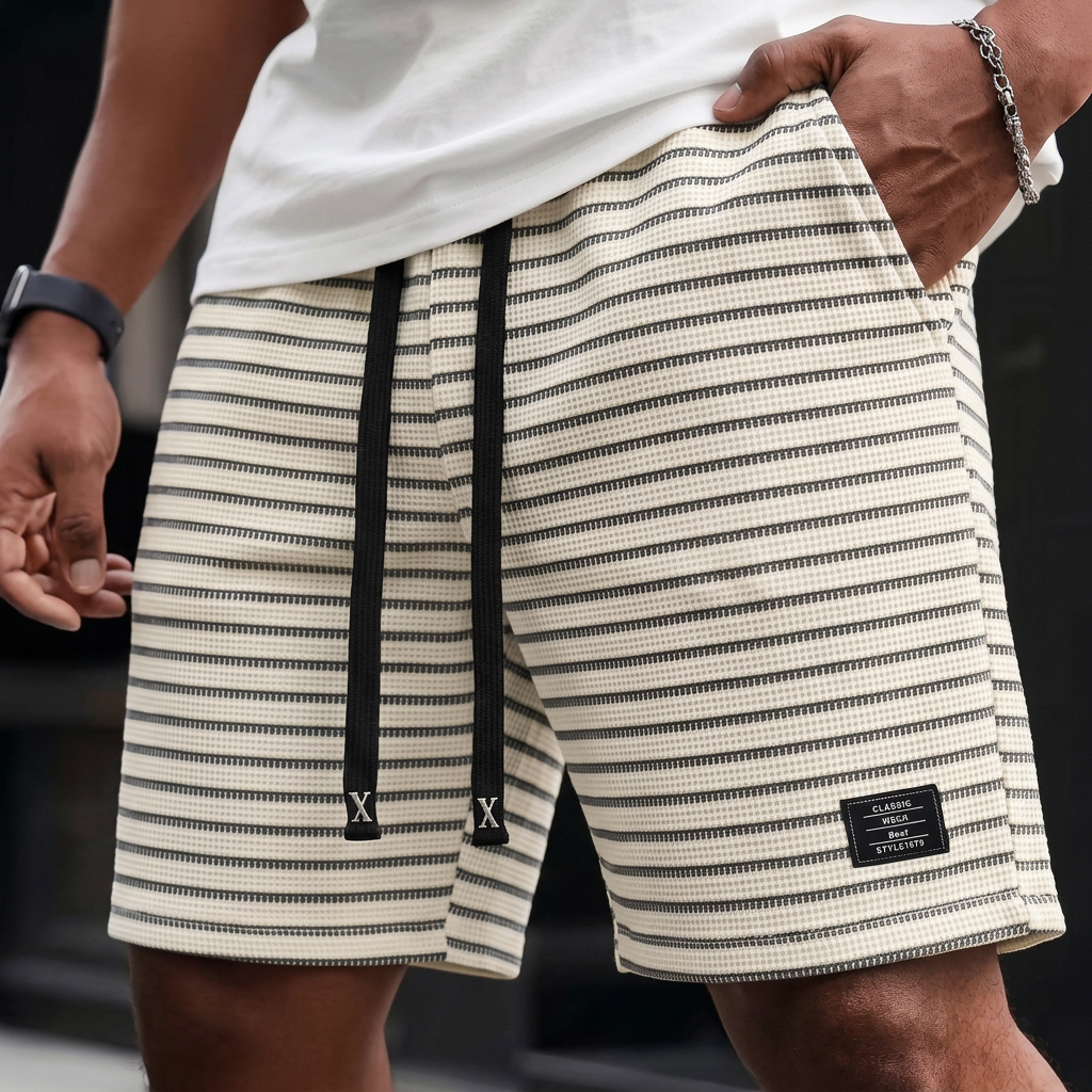 Holmsley Coastal Stripe Shorts